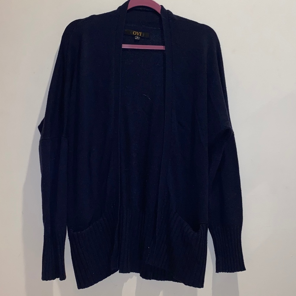 Cozy Navy Cardigan